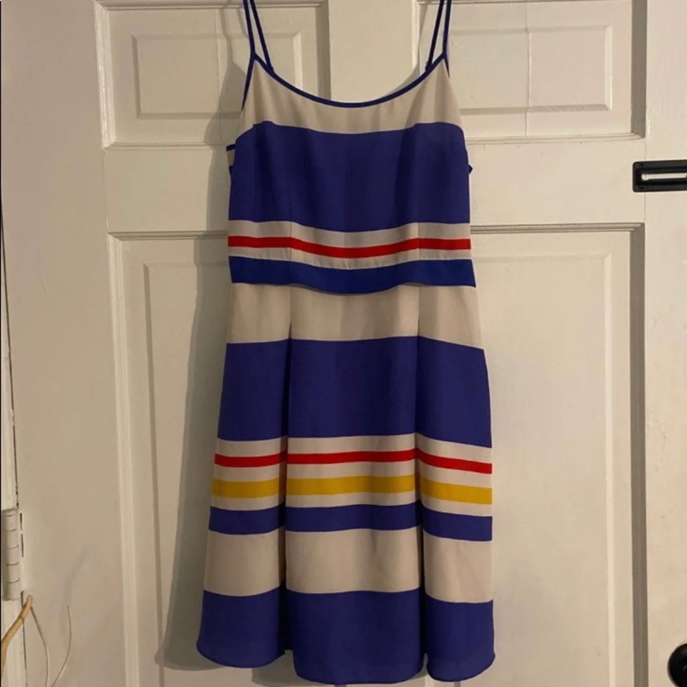 Juicy Couture Fiji Striped Silk Dress